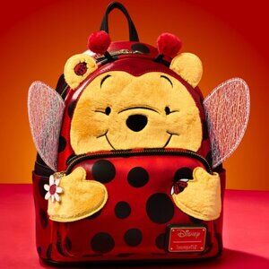 Winnie The Pooh Loungefly Ladybug Cosplay Halloween Backpack Ladybird Disney